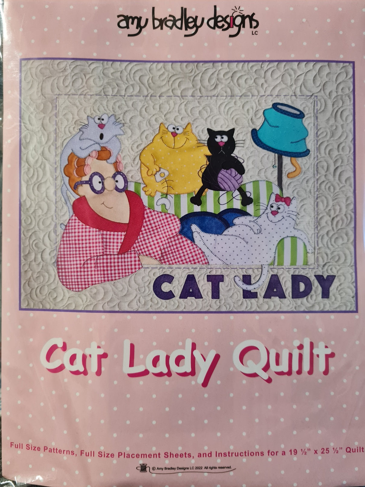 Cat Lady Quilt Pattern by Amy Bradley