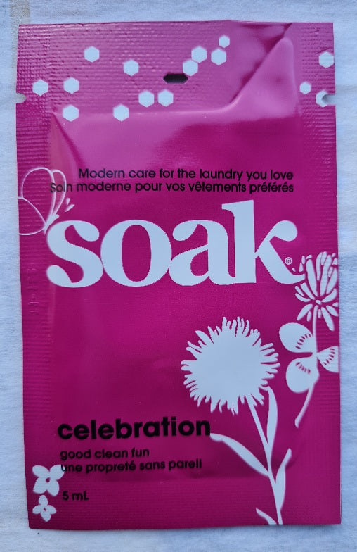Soak - rinse-free laundry detergent