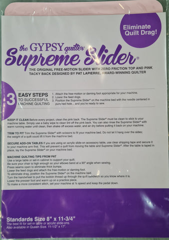 Supreme Slider - Gypsy Quilter