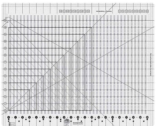 Creative Grids Stripology XL 13" x 20" ruler