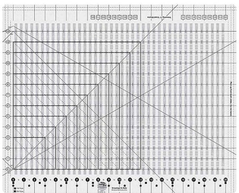 Creative Grids Stripology XL 13" x 20" ruler