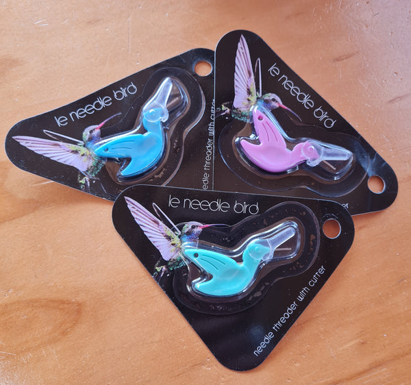 Hummingbird threader with cutter