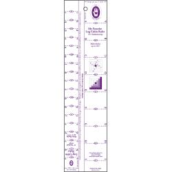 Marti Michell Log Cabin Ruler - 3/4" and 1 1/2" Finished Strip Sizes