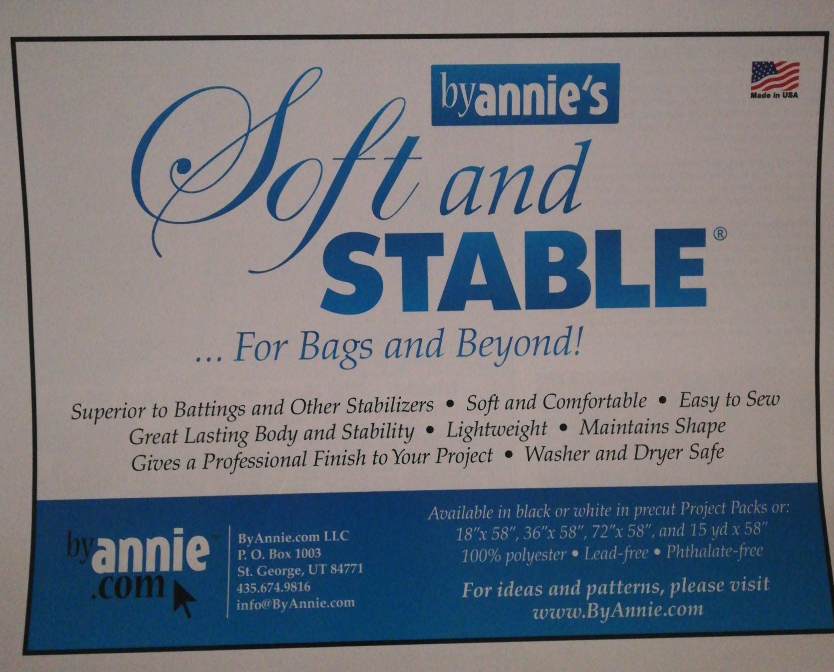 Soft & Stable bag stabiliser by Annie's – Pinkpossum