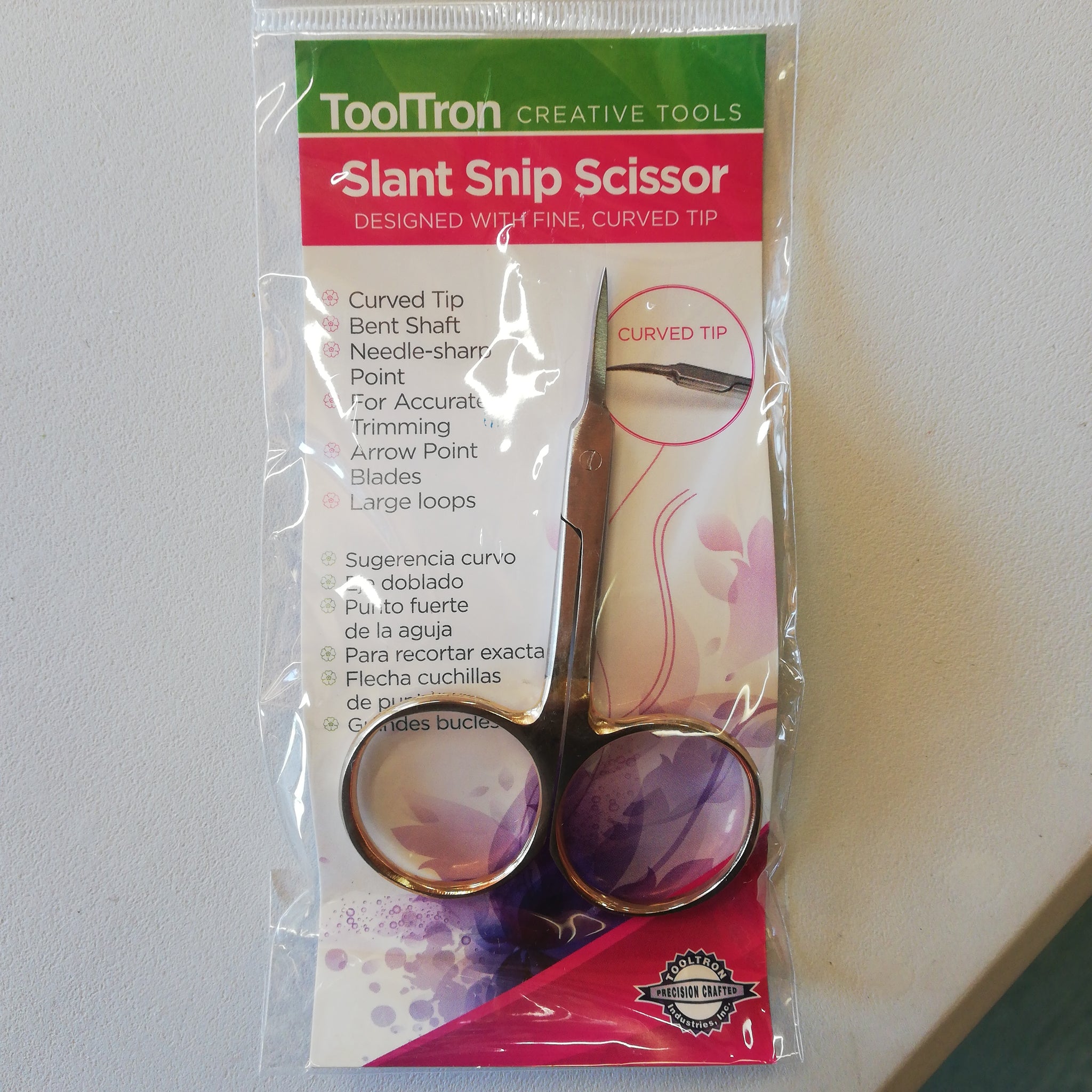 Slant Snip Scissors-curved tip