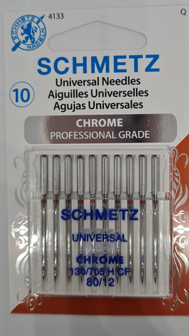 Schmetz Universal Needles CHROME 10pk 80/12