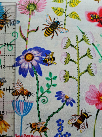 Bee Haven NZ cotton fabric