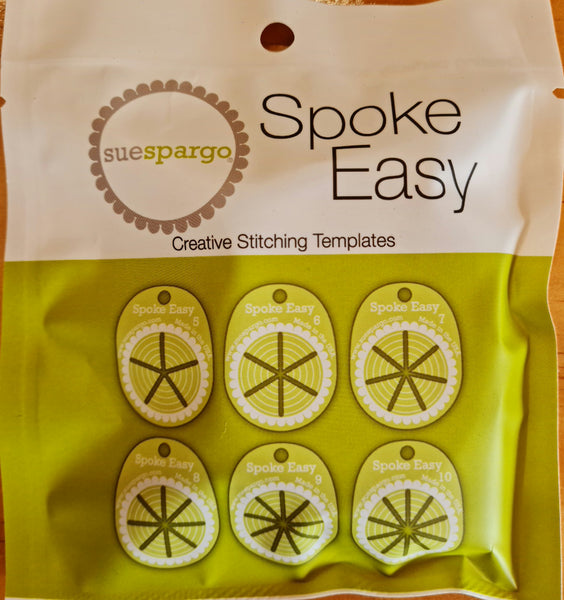 Spoke Easy - woven circle template by Sue Spargo