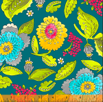 Laura Heine, Happy Garden - cotton fabric