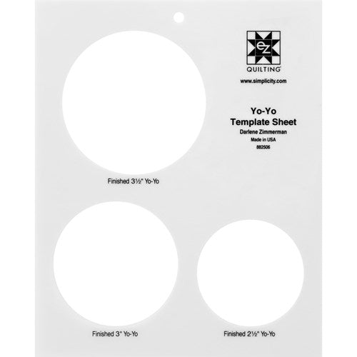 Circle Template Sheet - Ez Quilting