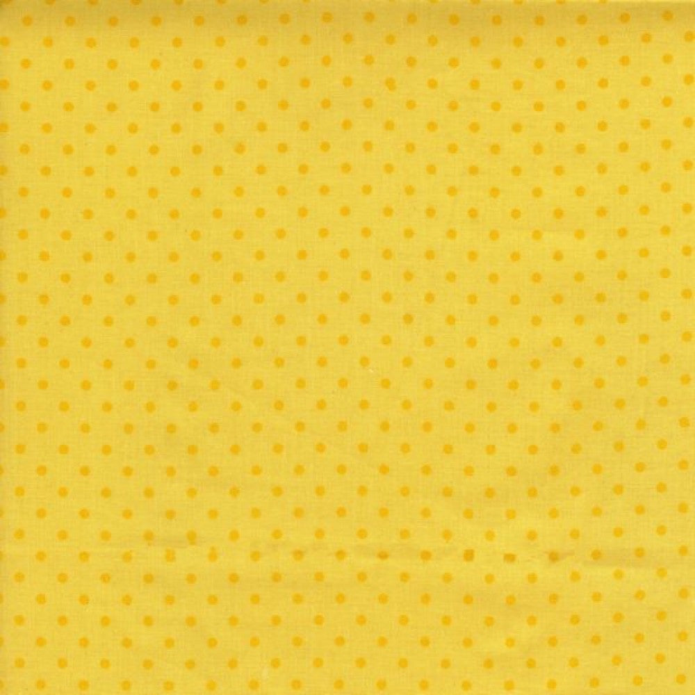 Dotty Basic, Butter - cotton fabric