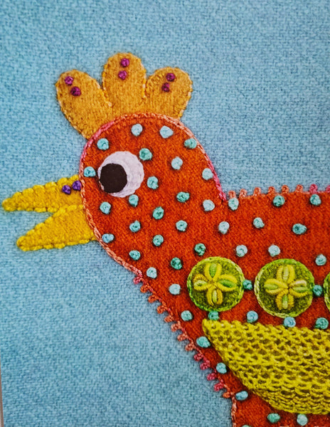 CHIRP Block of the Month by Sue Spargo - Wool AND Threads