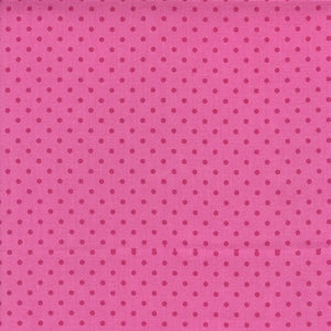 Dotty Basic, Lipstick - cotton fabric