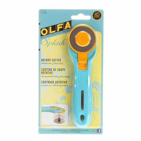Olfa - Rotary Cutter Splash 45mm - Aqua