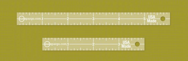 Sue Spargo Half Inch STITCH SPACING RULER set – Pinkpossum