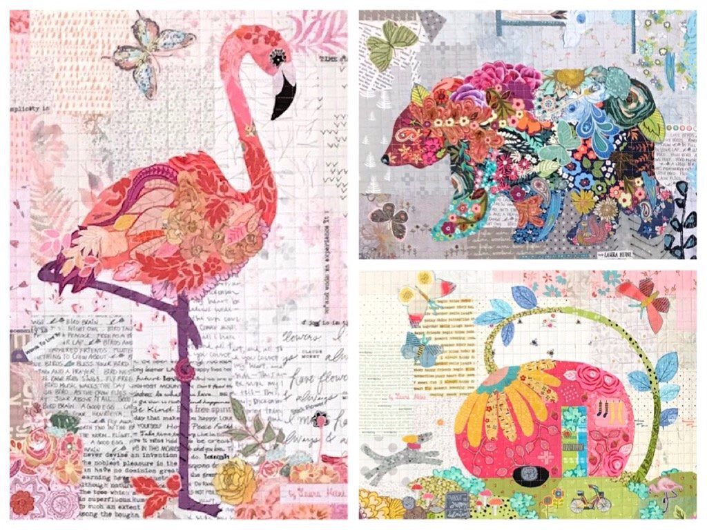 Laura Heine - Teeny Tiny Collage Patterns Group #3