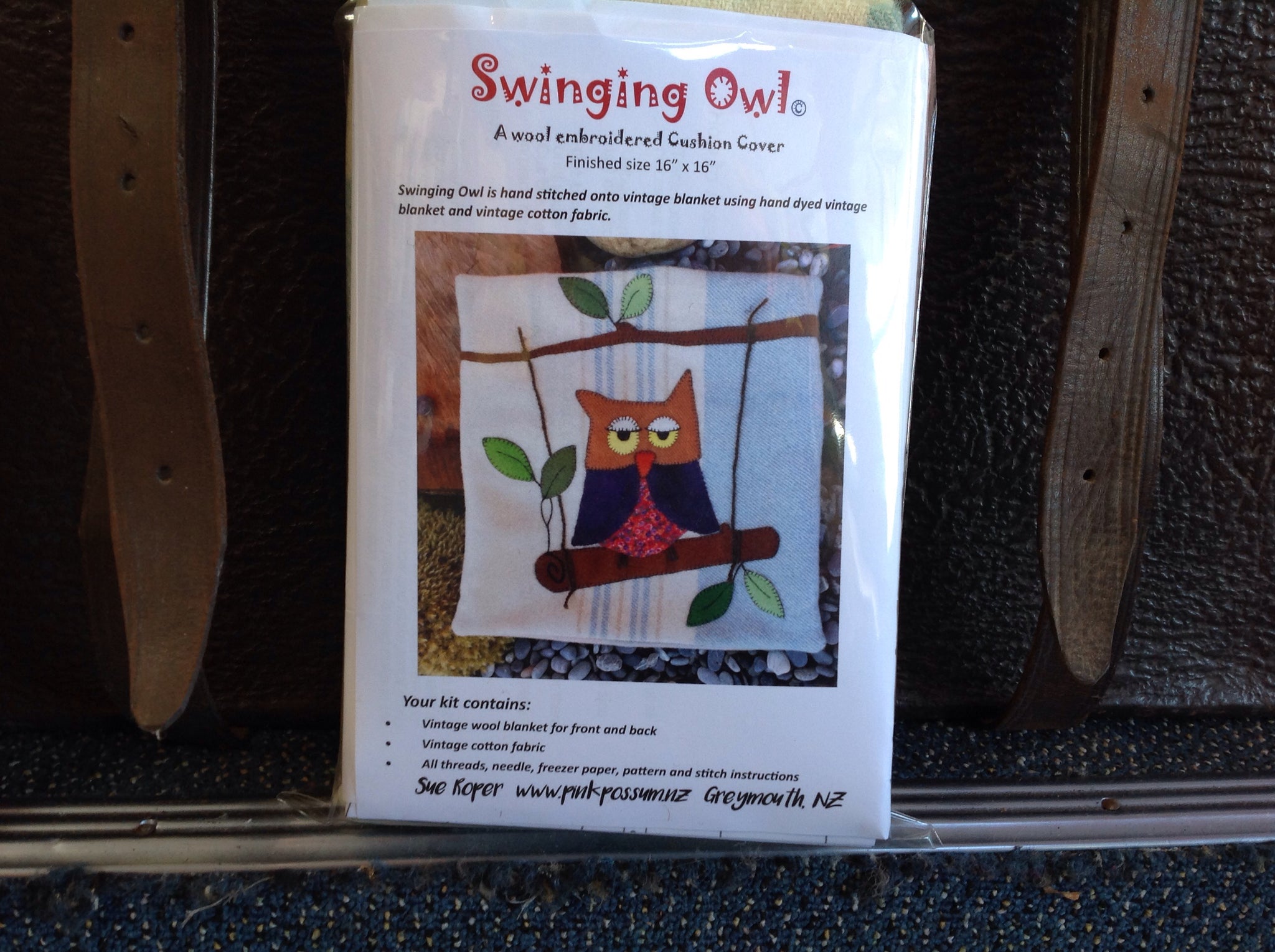 Swinging Owl Cushion  Pattern