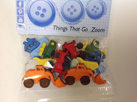 Things That Go Zoom - Dress It Up Buttons
