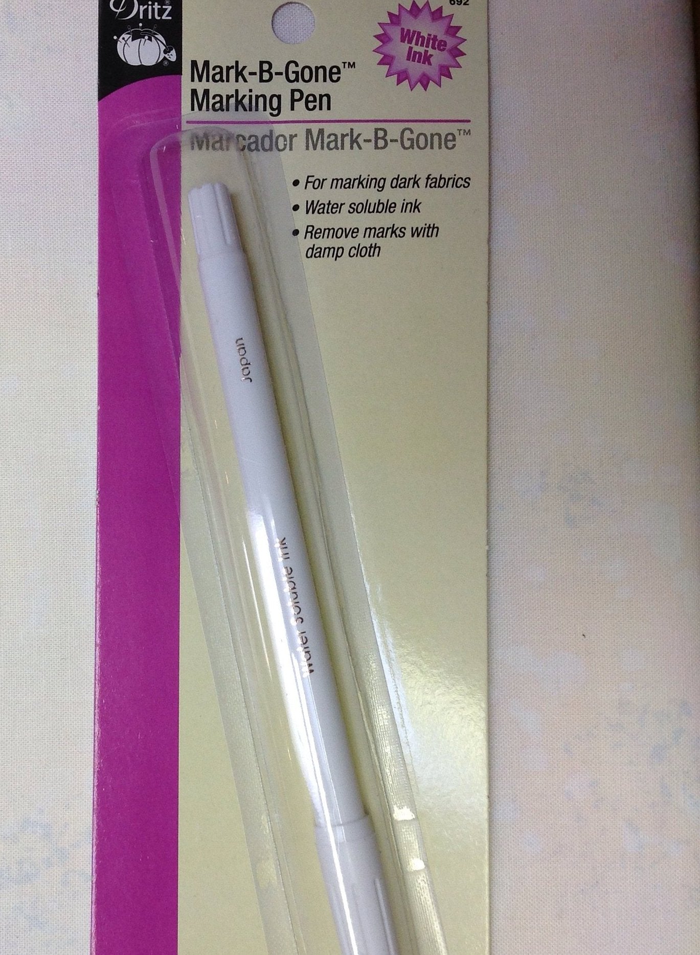 Dritz Quilting - White Mark-B-Gone Marking Pen