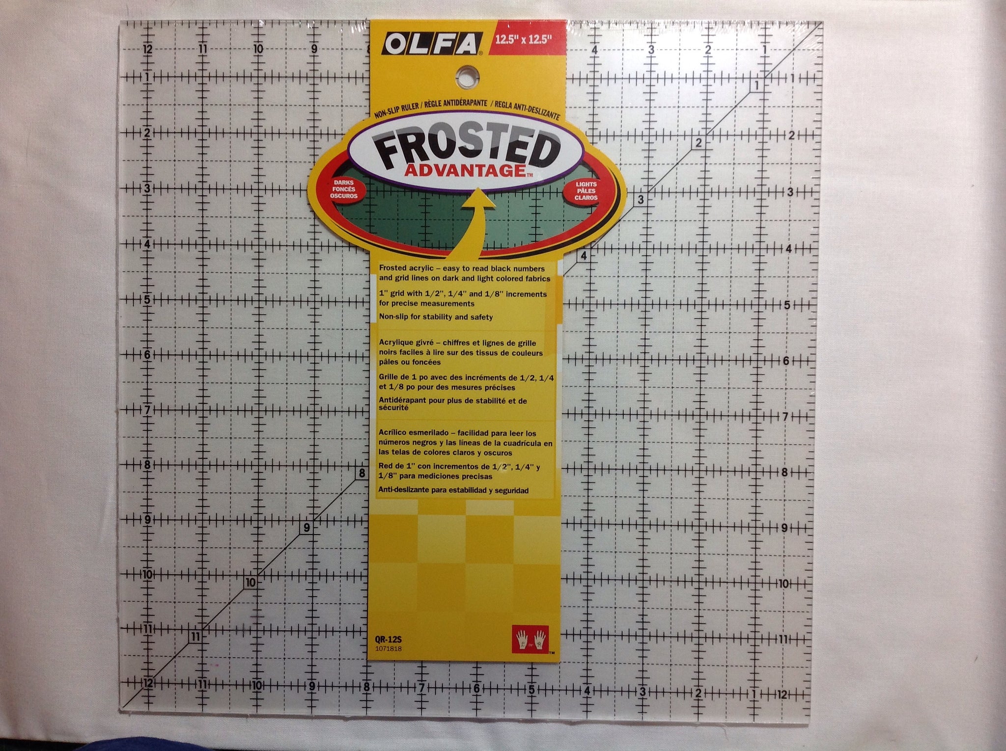 Olfa frosted 12 1/2" Square Up Ruler
