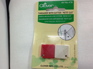 Clover - Needle Threader and cutter x 2