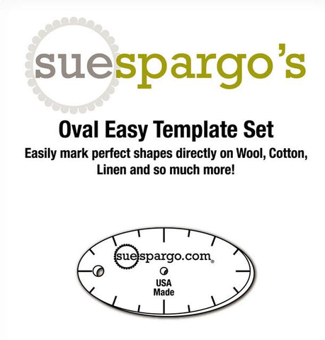 Oval Easy Templates - Sue Spargo