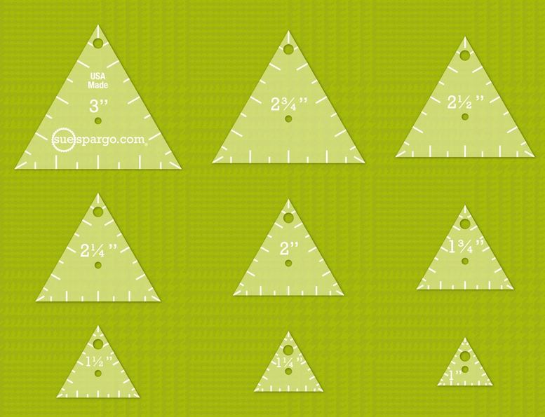 Triangles Easy Templates - Sue Spargo
