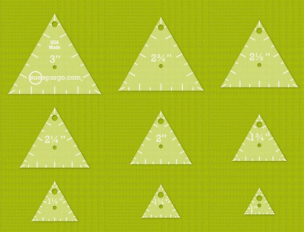 Triangles Easy Templates - Sue Spargo